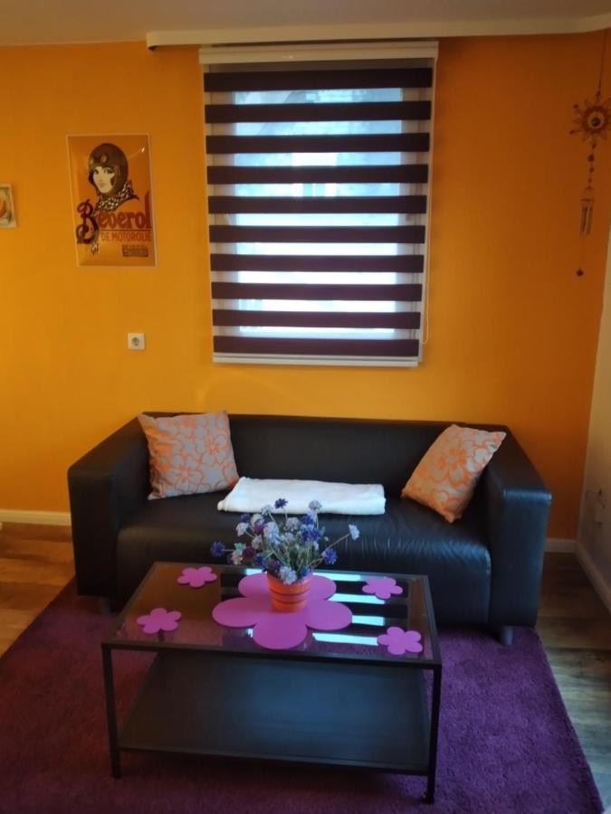 Ferienwohnung "Kunterbunt" Mit Burgblick Und Dachterrasse Monschau Exteriör bild
